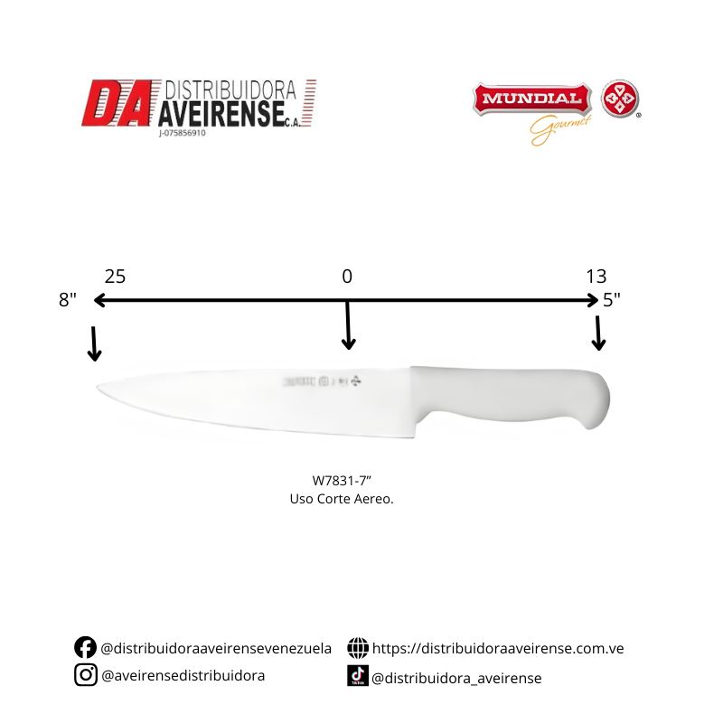 Cuchillo Corte Aereo Modelo W7831-7”.